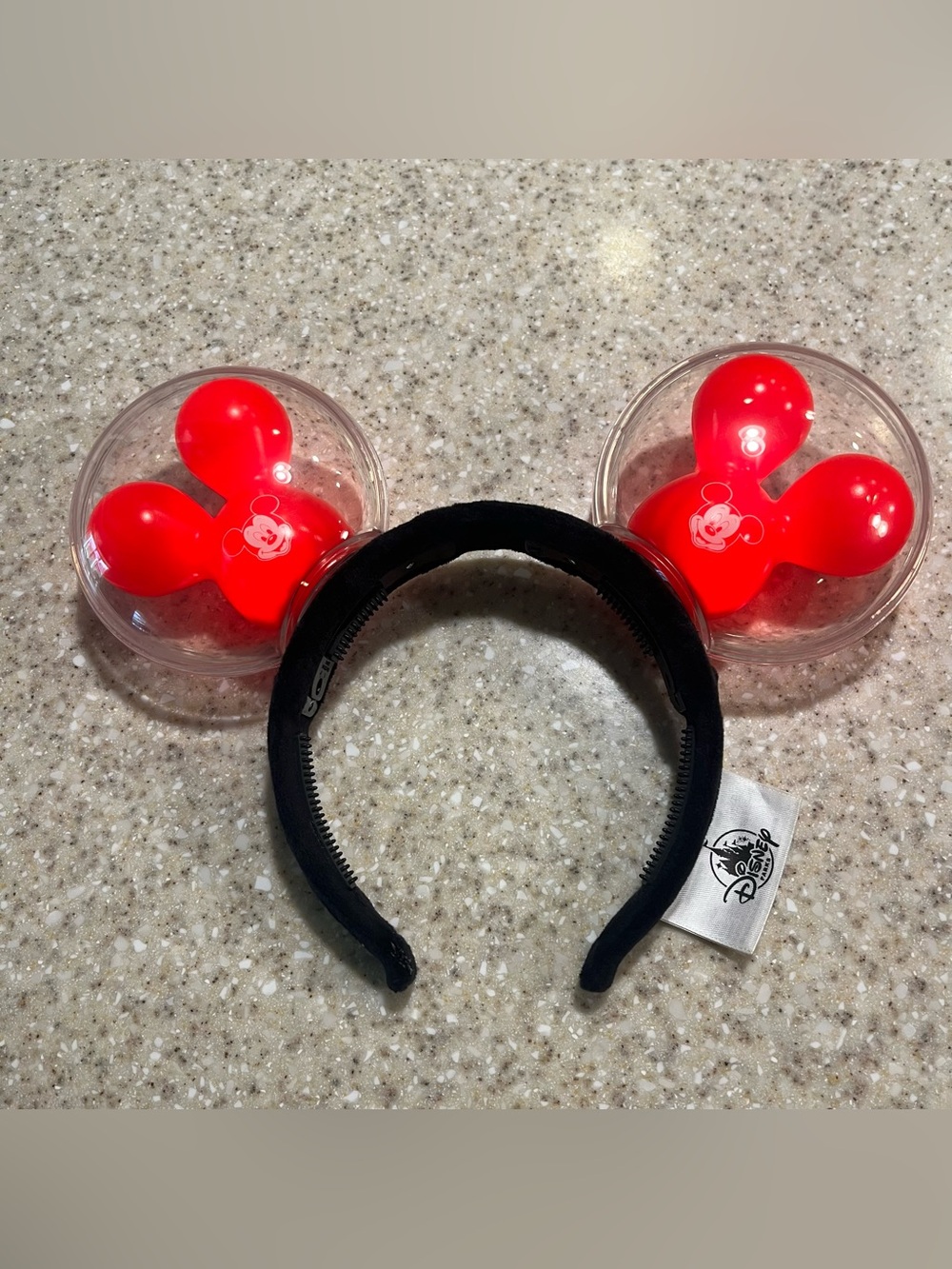 Disney Best Day Ever Light Up Red Balloon Mickey Mouse Ears